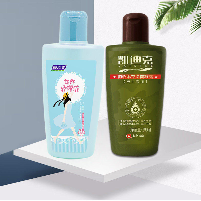 妇炎洁情侣夫妻私处洗液套装护理液 曼唐家居私处洗液