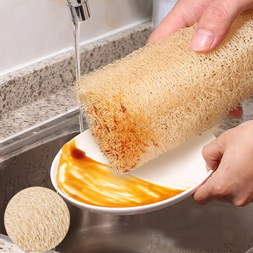 丝瓜络洗碗丝瓜洗碗刷锅用干丝瓜不易沾油厨房清洁农家干丝瓜络瓤 - 图1