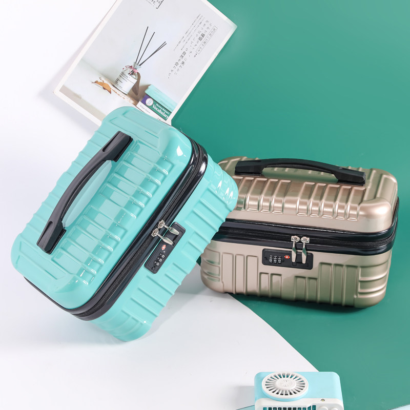 韩版16寸手提化妆包小箱子女收纳箱 鹃羚旅行箱