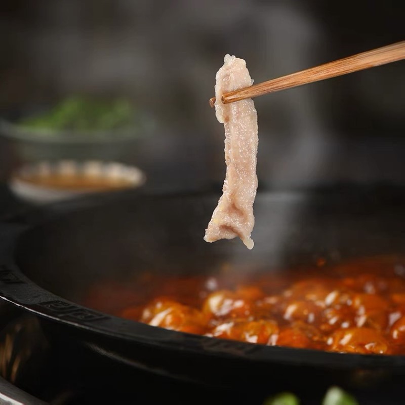 水酥肉150g火锅水煮酥肉腌制瘦肉片商用冒菜串串农家广水水晶滑肉 - 图2