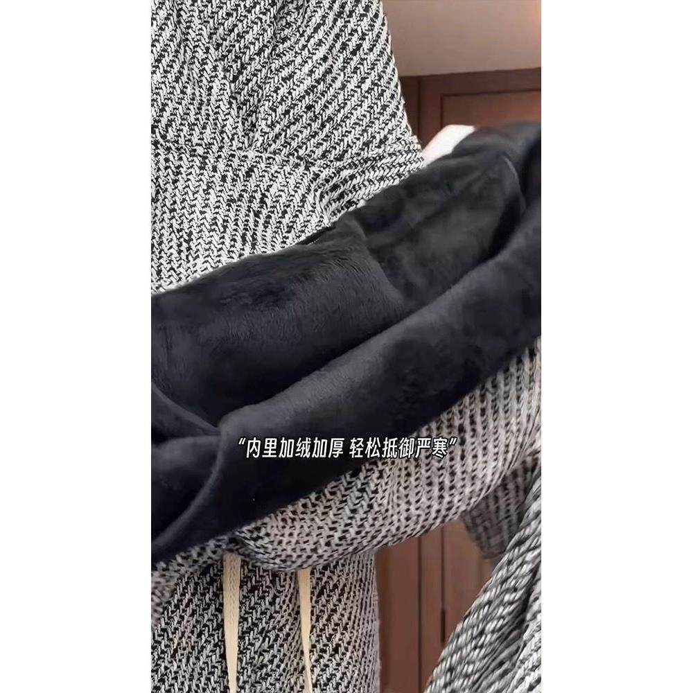 休闲运动套装男款潮牌秋冬小香风穿搭男生一整套加绒加厚卫衣卫裤,淘宝优惠券,粉丝福利购,淘宝优惠卷