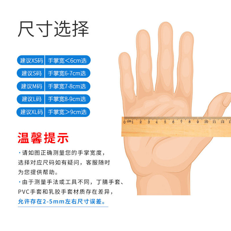 英科一次性防护耐磨加厚丁腈手套 INTCO英科医疗防护手套