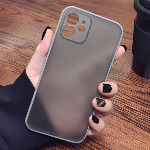 适用苹果12手机壳X硅胶iphoneXR磨砂11PRO/MAX透明XSMAX超薄7/8pluse2 - 图0