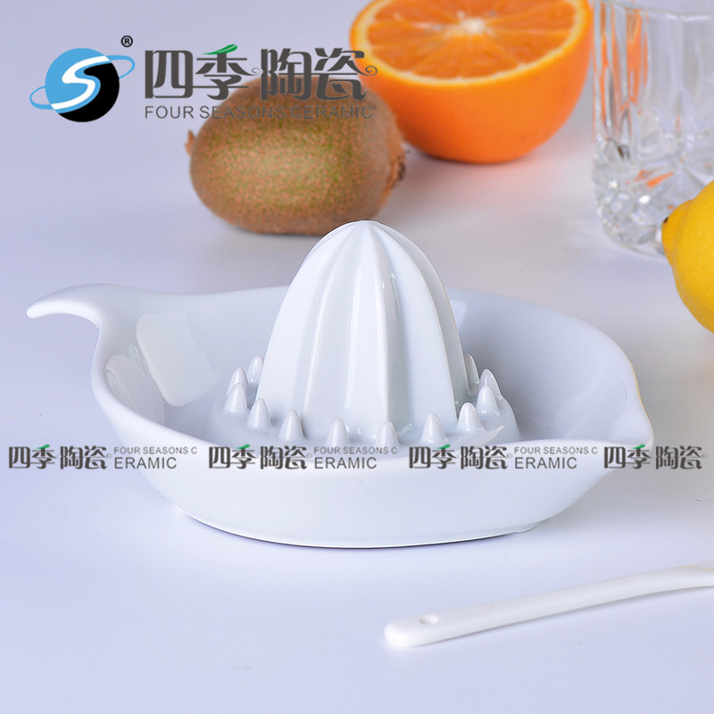 陶瓷手动榨汁器橙子柠檬儿童炸汁机榨汁机挤汁器果汁机压汁机 - 图2