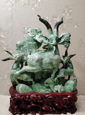 高档礼品纯天然玉雕摆件