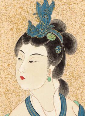 品近代张大千 蟠桃献寿 名画福寿画桃子国画写Z高清真艺术微喷