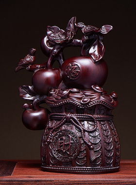 康御红黑檀木中式客厅乾坤袋