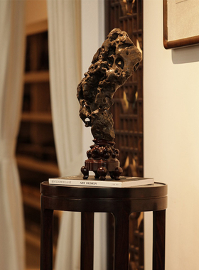 康御红赞比亚血檀木花架