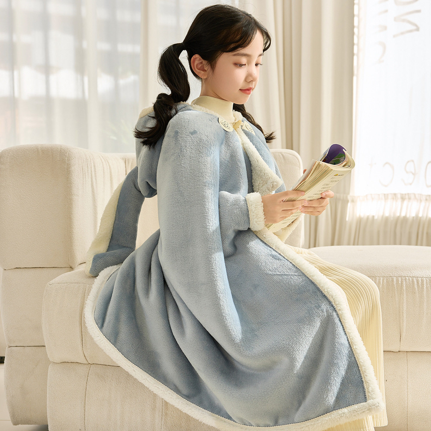 中小学生加厚防风寒盖毯毛毯宿舍儿童午睡毯空调房披肩毯午休,淘宝优惠券,粉丝福利购,淘宝优惠卷