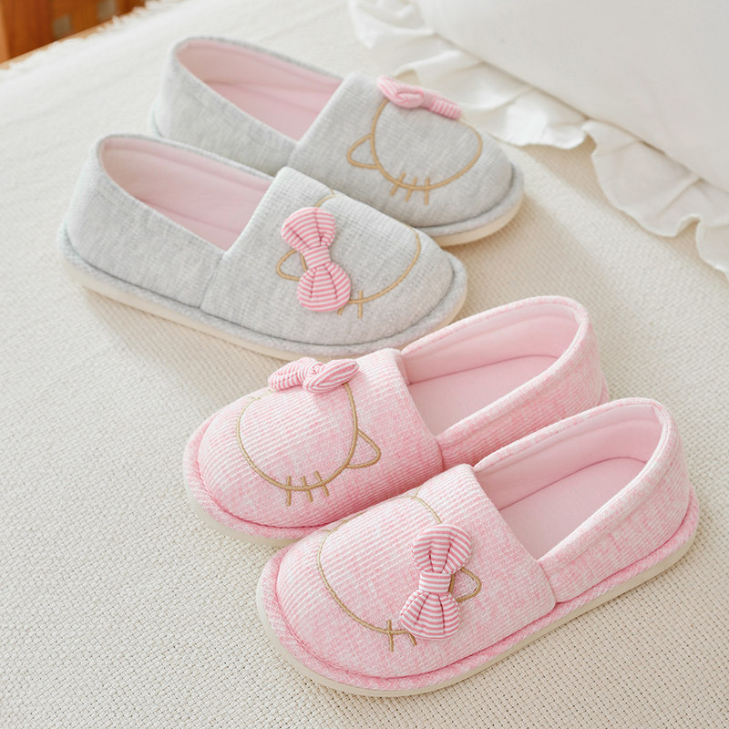 月子鞋秋冬季包跟产后春秋孕妇产妇11月份12家居软底厚底棉拖鞋女,淘宝优惠券,粉丝福利购,淘宝优惠卷