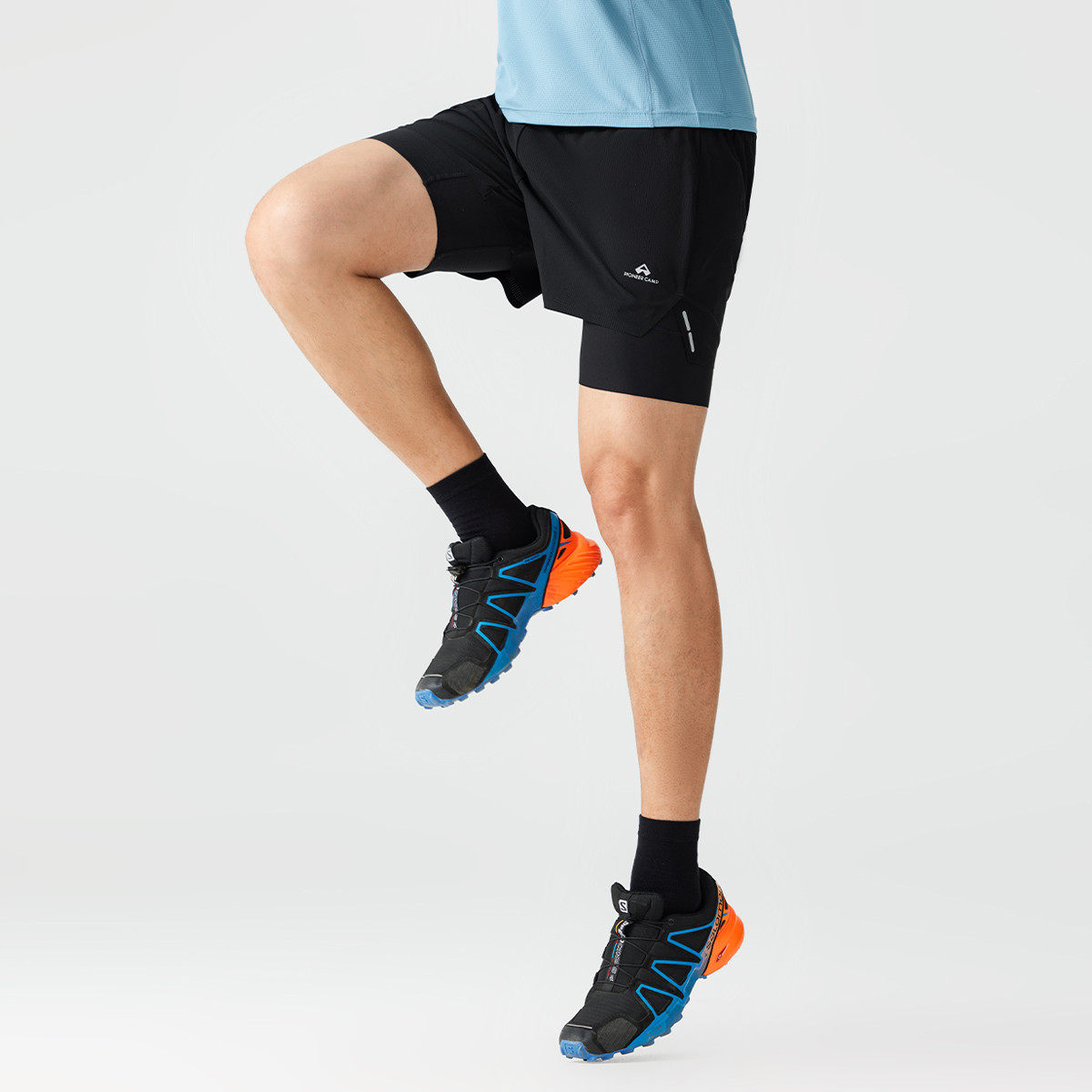 拓路者运动健身裤男2026夏季紧身越野跑步假两件五分短裤,淘宝优惠券,粉丝福利购,淘宝优惠卷