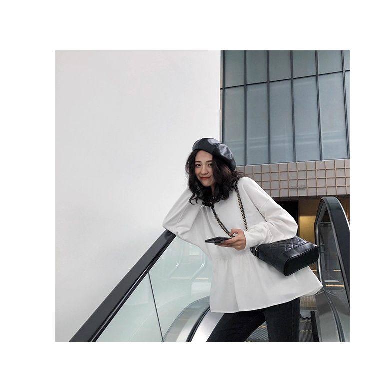 2025秋季新款韩版女装宽松显瘦学生休闲上衣纯色长袖T恤卫衣女潮,淘宝优惠券,粉丝福利购,淘宝优惠卷