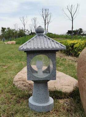 树脂石塔室内市电款庭院装饰花园仿石材灯石灯笼宫灯复古庭院灯