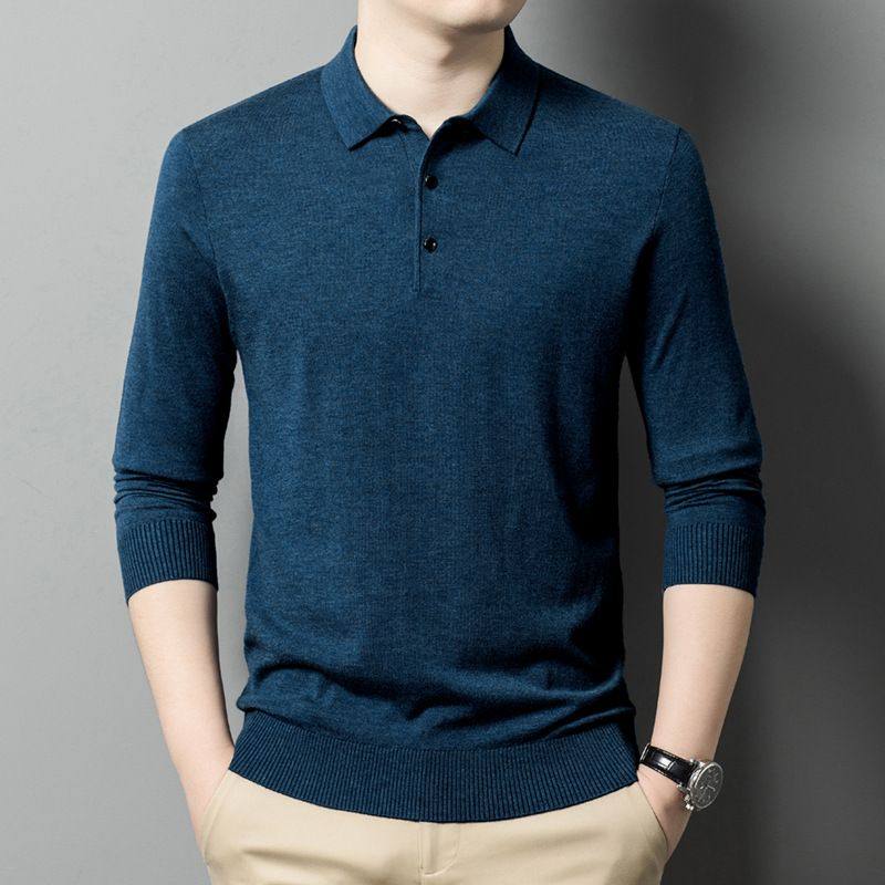 羊毛毛衣针织衫加厚男士翻领POLO衫长袖针织打底衫冬季羊毛衫衬衫,淘宝优惠券,粉丝福利购,淘宝优惠卷