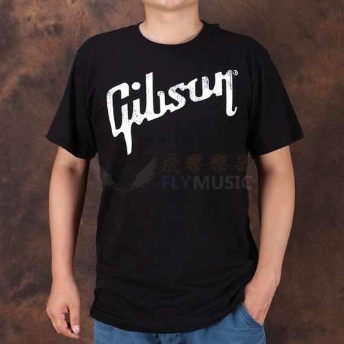 Gibson, джип, футболка, V-образный вырез, круглый воротник