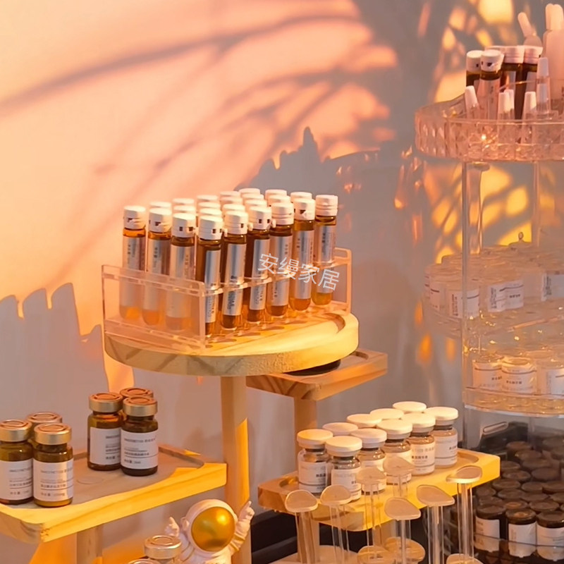 美容院皮肤管理安瓶水光针展示架冻干粉精华香薰展台直播间陈列架,淘宝优惠券,粉丝福利购,淘宝优惠卷