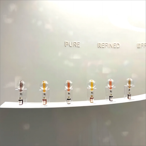 k11商场装饰冷凝萃取精油展示架美容院装饰摆件整形医美原料介绍 - 图0