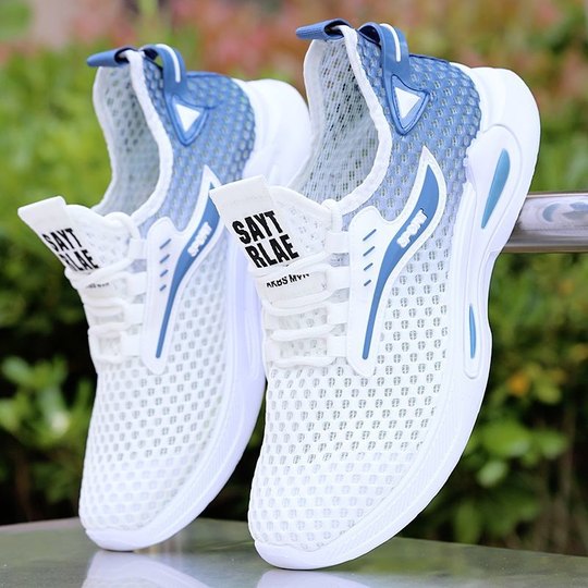 国货品牌镂空男鞋夏季网鞋透气洞洞鞋男薄款运动休闲鞋软底防臭鞋