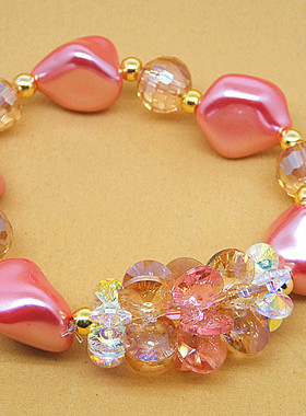 珍珠小众设计水晶手链送女友