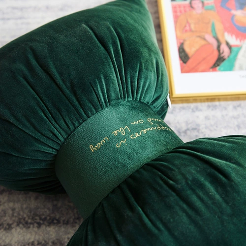 Anmeliang Pine Velvet Bow Bownlow Pillow Car Подушка шейная подушка, простая многофункциональная подушка офисное кресло подушка талия