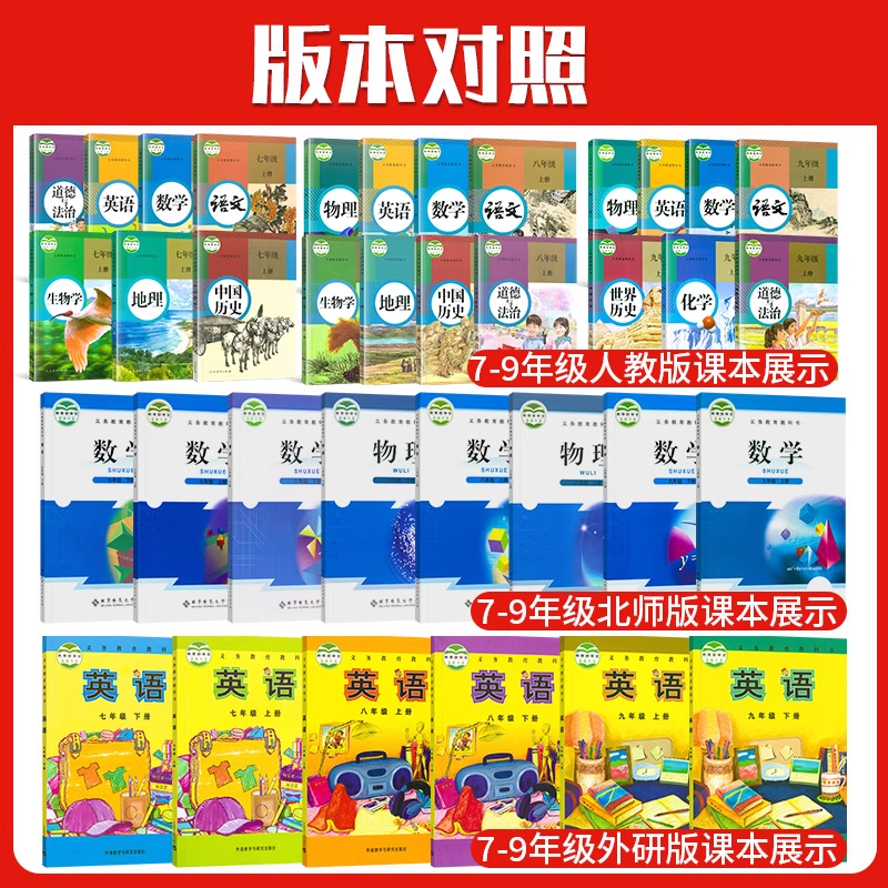 2025五年中考三年模拟七八九年级上册下册试卷测试卷子全套语文数学英语政治历史地理生物53五三初一二期中期末冲刺模拟训练测评卷