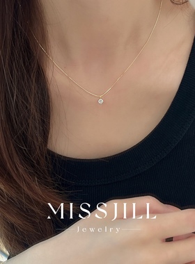 小众设计感锆石MISSJILL925纯银