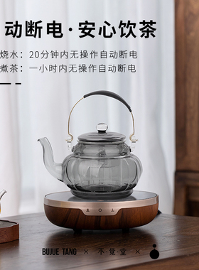 不觉堂防水微晶面板煮茶炉