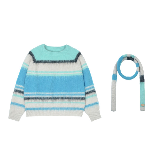 LLANO sweater sweet round neck loose style