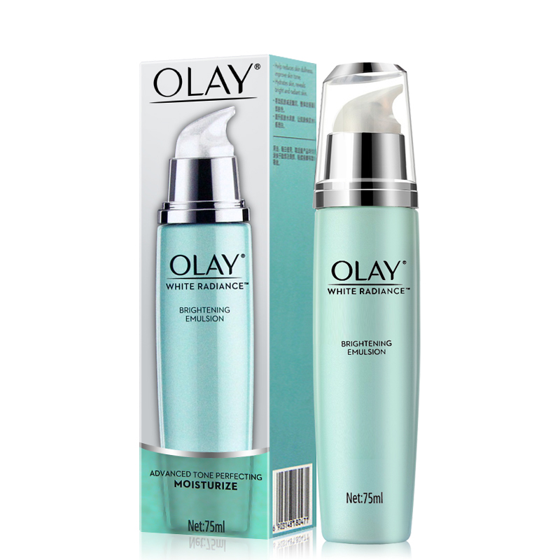 格律诗化妆品专营店Olay/玉兰油水感透白亮肤凝乳75ml 亮肤滋润补水保湿乳液女素颜霜1