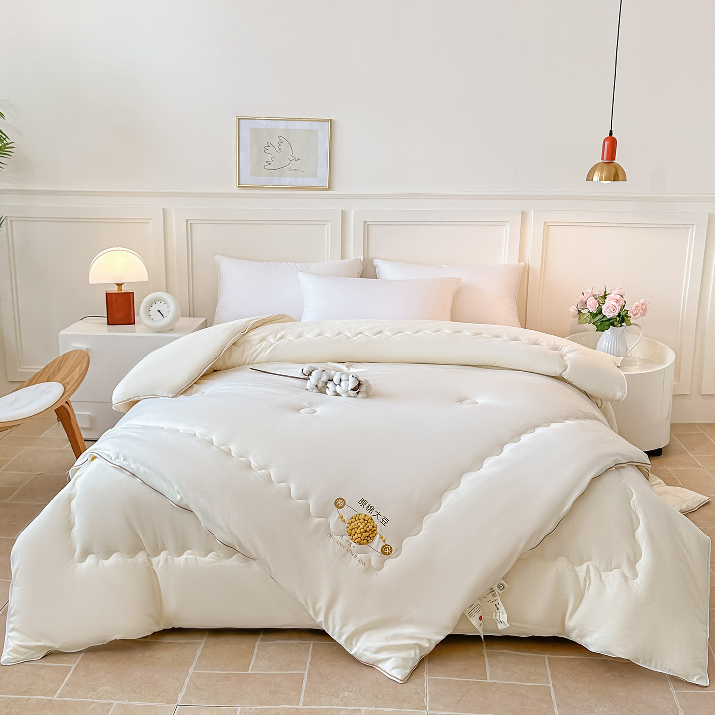 子母被二合一拉链款大豆纤维春秋被子四季通用学生加厚保暖冬被芯,淘宝优惠券,粉丝福利购,淘宝优惠卷