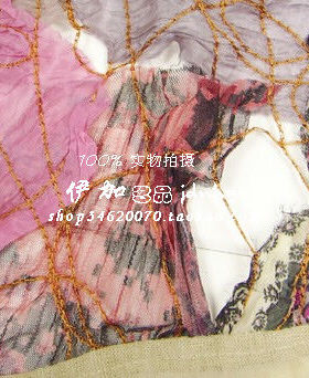 女款时尚风破洞丝巾围巾