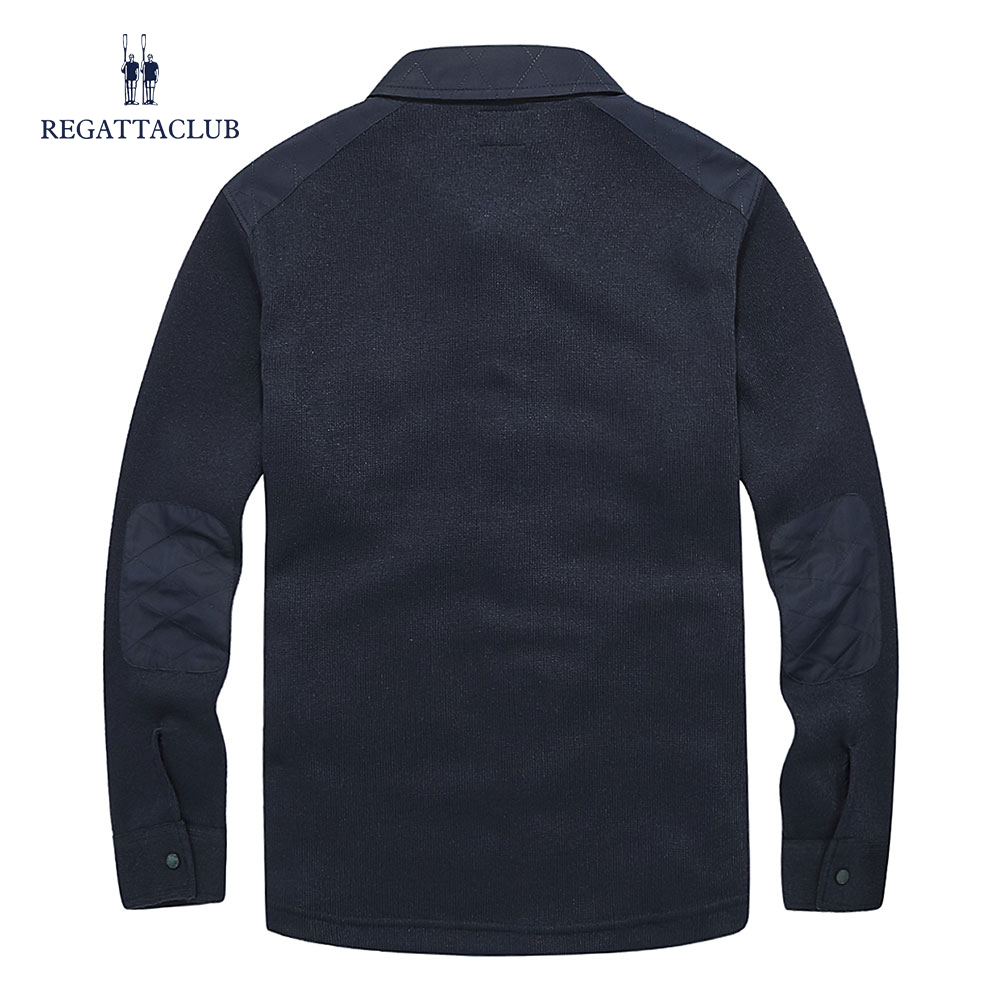 Regatta Club秋衣男外穿外套商务夹克男休闲百搭翻领设计感jack - 图0