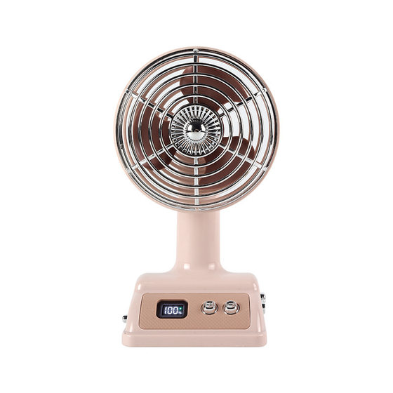 New retro desktop small fan adjusts summer silence
