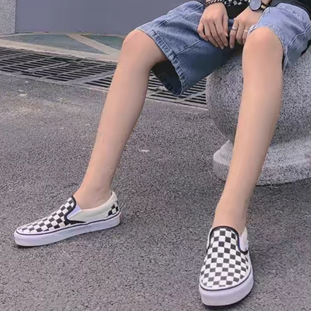 VANS范斯 Slip On Platform厚底棋盘格休闲板帮女鞋VN00018EBWW-图2