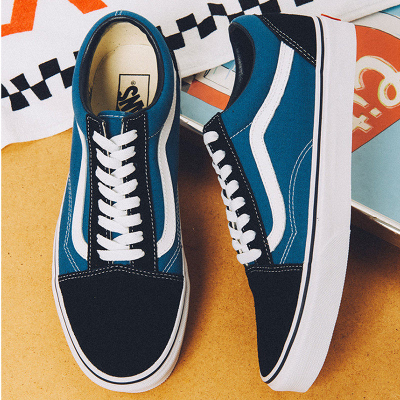 VANS OLD SKOOL海军蓝经典多色低帮男女休闲帆布板鞋 VN000D3HNVY,淘宝优惠券,粉丝福利购,淘宝优惠卷