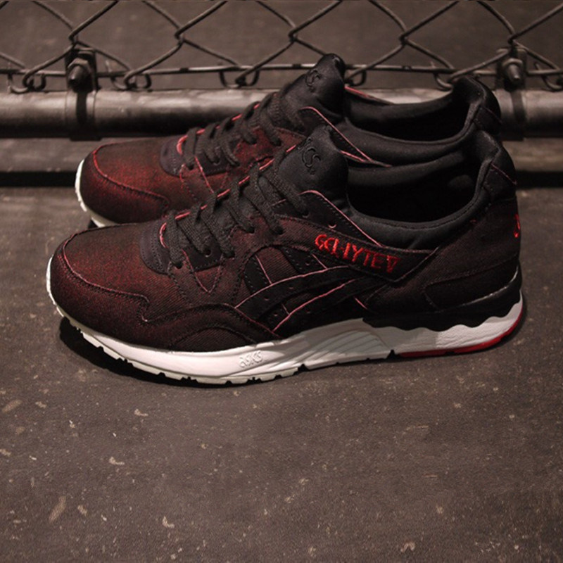 Asics/亚瑟士 GEL-LYTE V丹宁布黑武士男鞋复古运动鞋HN7J4-9090_虎窝淘