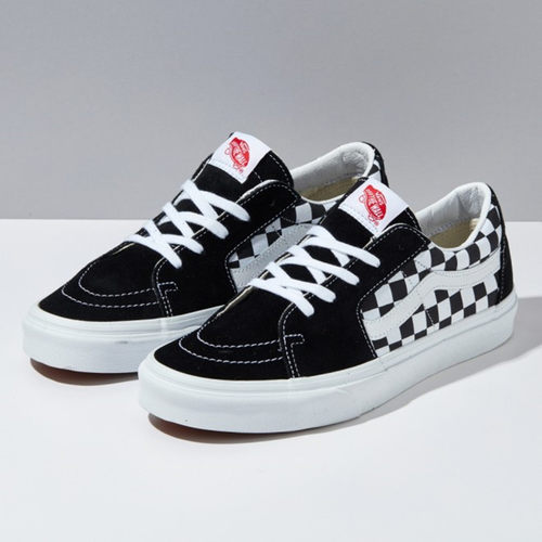 VANS 范斯 SK8-LOW 棋盘格低帮男女帆布运动休闲板鞋 VN0A4UUK4W7 - 图2