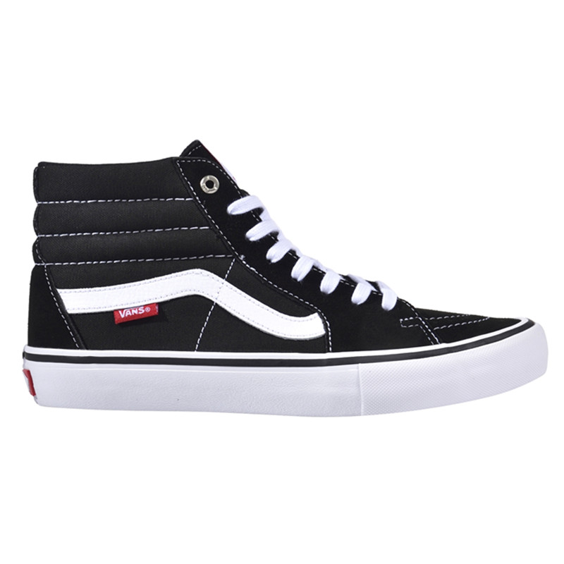 VANS范斯SK8-HI PRO经典黑色高帮男鞋女鞋情侣滑板鞋 VN000VHGY28-图3