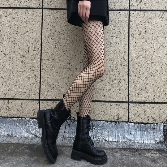 Black stockings fishnet stockings female sexy pantyhose thin style