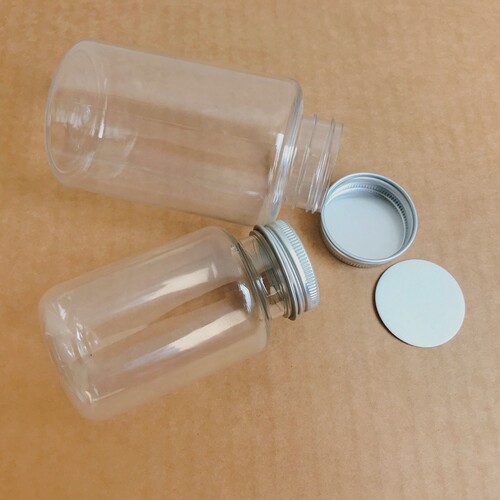 145ml 270ml铝盖塑料瓶 pet 圆形 果酱瓶 透明糖果罐 (LG145) - 图1