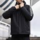 Authentic and fake men's winter thickened hooded cotton jacket