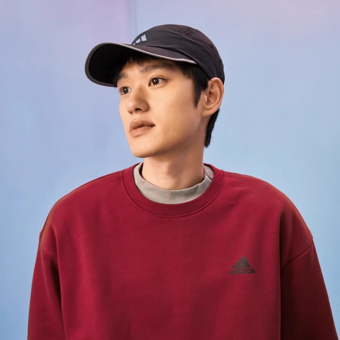 阿迪达斯卫衣男女装2025冬季新款加绒保暖运动服休闲套头衫JM9095 - 图2