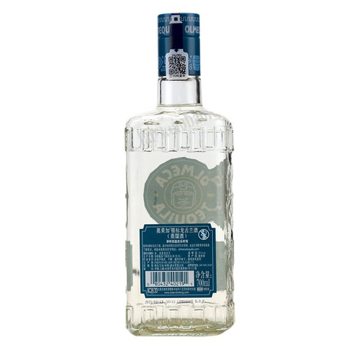 奥美加银龙舌兰酒 墨西哥烈酒 OLMECA BLANCO 特基拉酒 - 图0
