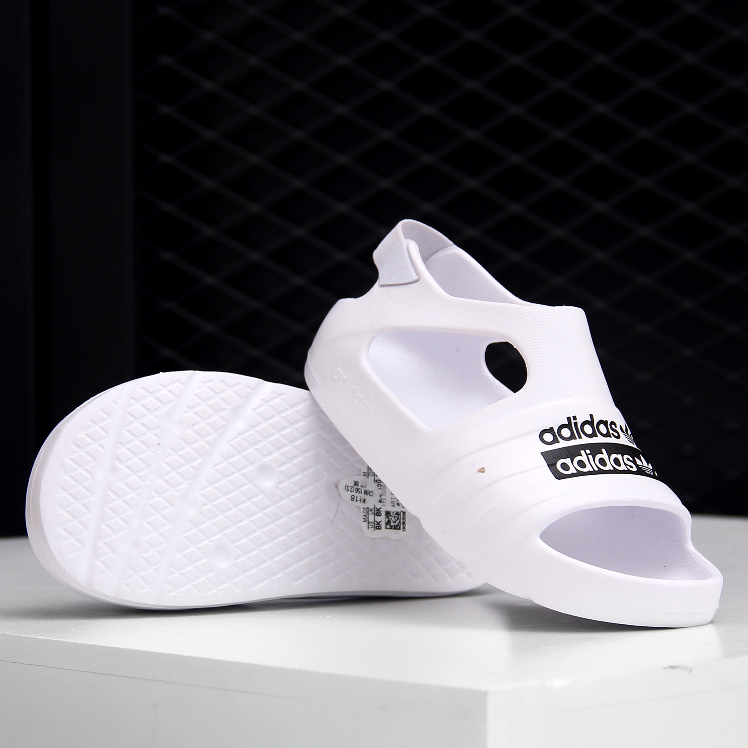 Adidas/阿迪达斯正品三叶草 ADILETTE PLAY I婴童运动凉鞋 EF6237 - 图0