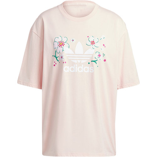 Adidas/阿迪达斯正品三叶草女子运动训练透气短袖T恤IP3752 - 图3