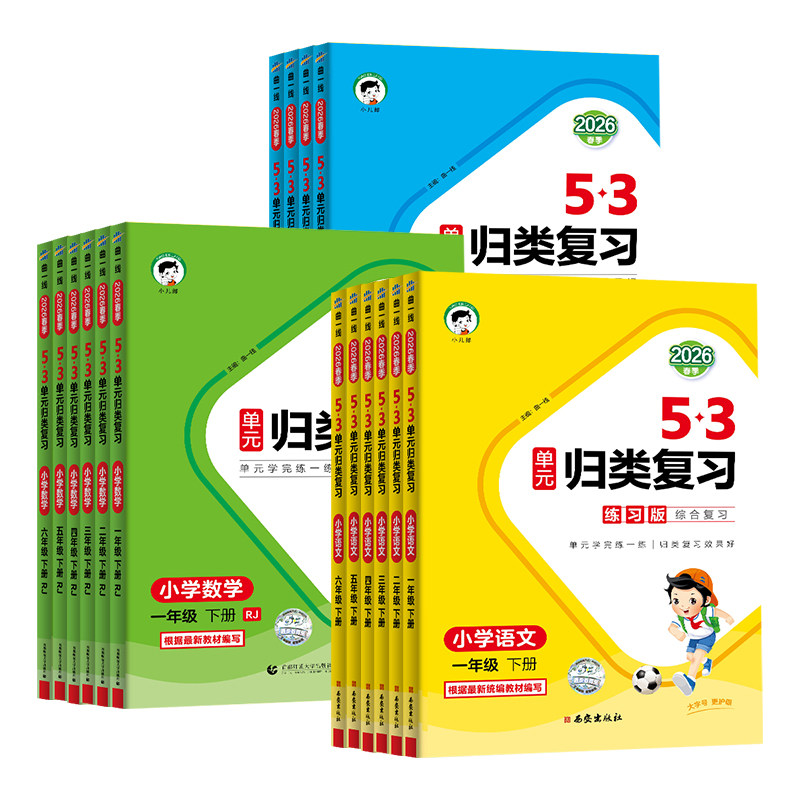 2024春版53单元归类复习一二三四五六年级下册上册语文数学英语人教RJ北师五三小学语文字词句单元检测重点归类练重点专项同步训练