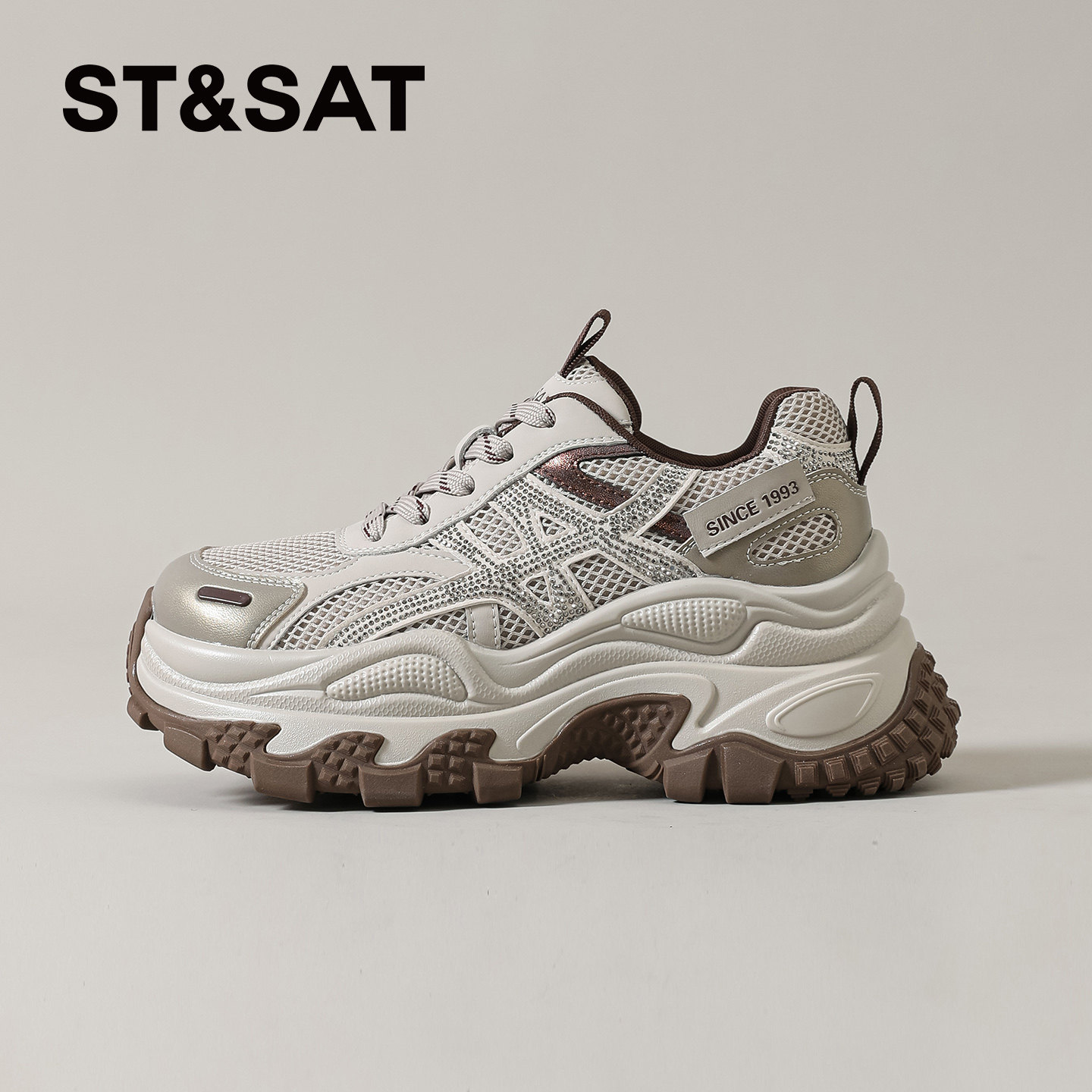 星期六厚底老爹鞋女款春季新款小个子增高女鞋时尚休闲运动鞋爆款,淘宝优惠券,粉丝福利购,淘宝优惠卷