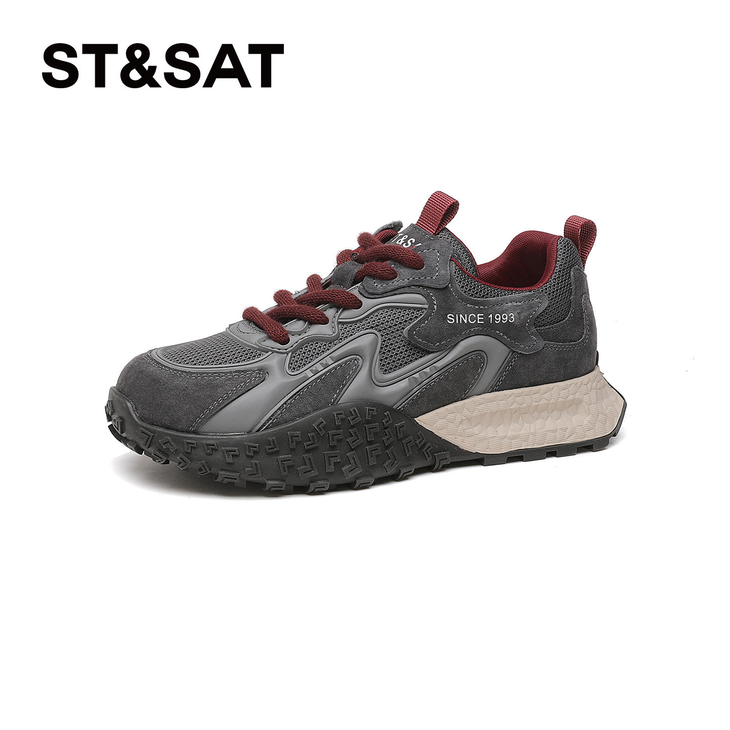 星期六加绒德训鞋女2025新款秋冬爆款鞋子厚底登山阿甘运动鞋老爹