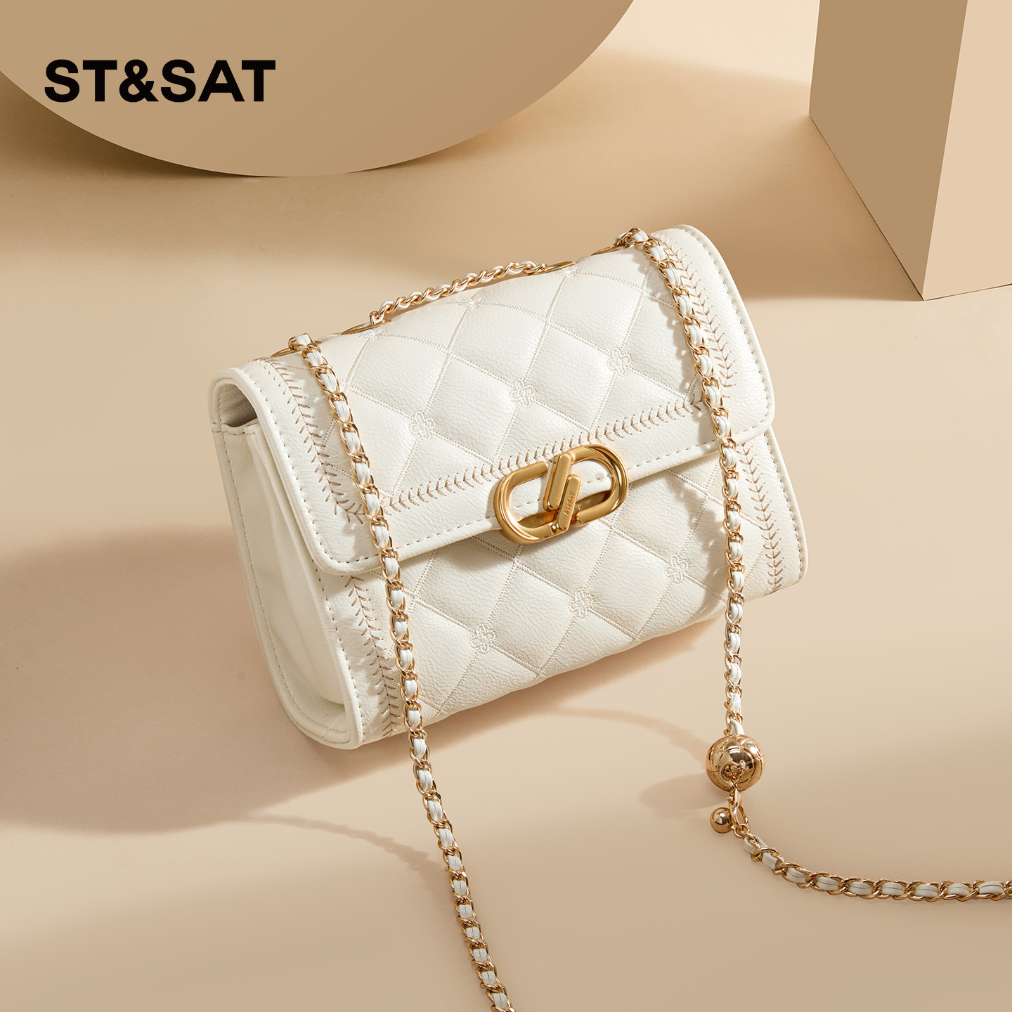 星期六包包女式2025新款轻奢高级感腋下包链条单肩斜挎小方包通勤,淘宝优惠券,粉丝福利购,淘宝优惠卷