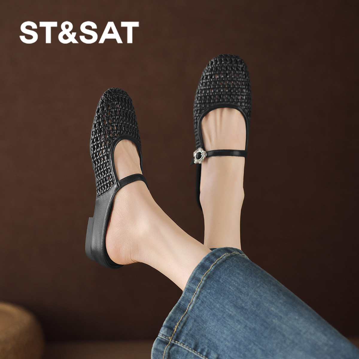 星期六包头拖鞋女外穿2026新款一脚蹬法式玛丽珍鞋凉拖半包女鞋子,淘宝优惠券,粉丝福利购,淘宝优惠卷